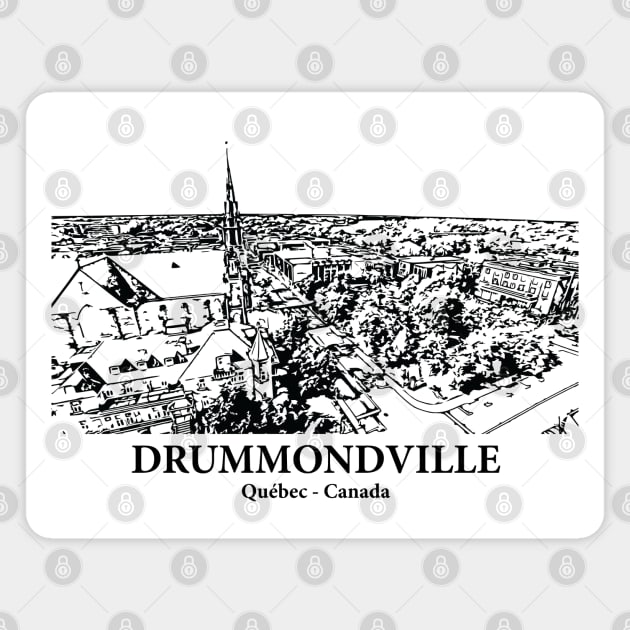 Drummondville - Québec Magnet by Lakeric